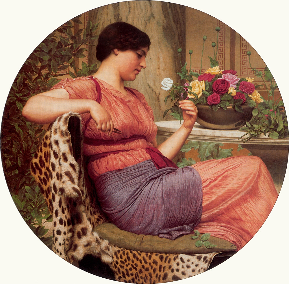 John William Godward (1861-1922) - The Time of Roses.JPG